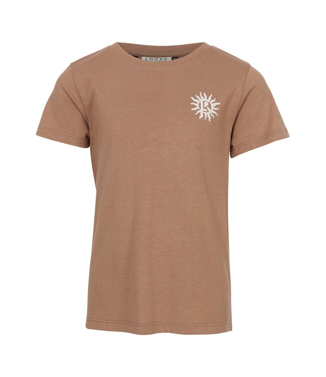 Beiges Modal-T-Shirt