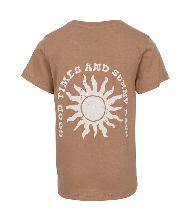 Beiges Modal-T-Shirt