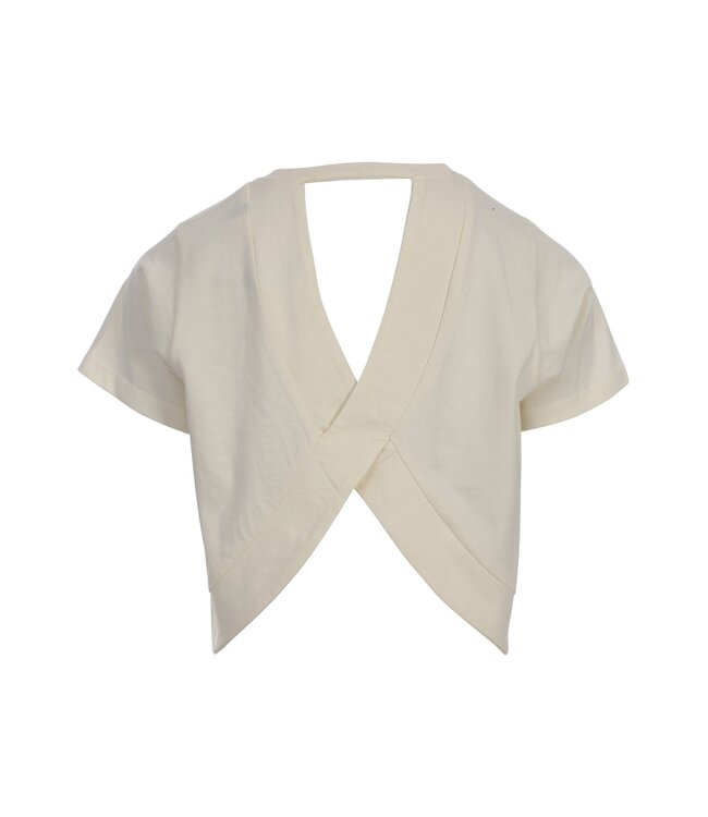 White T-shirt fancy back