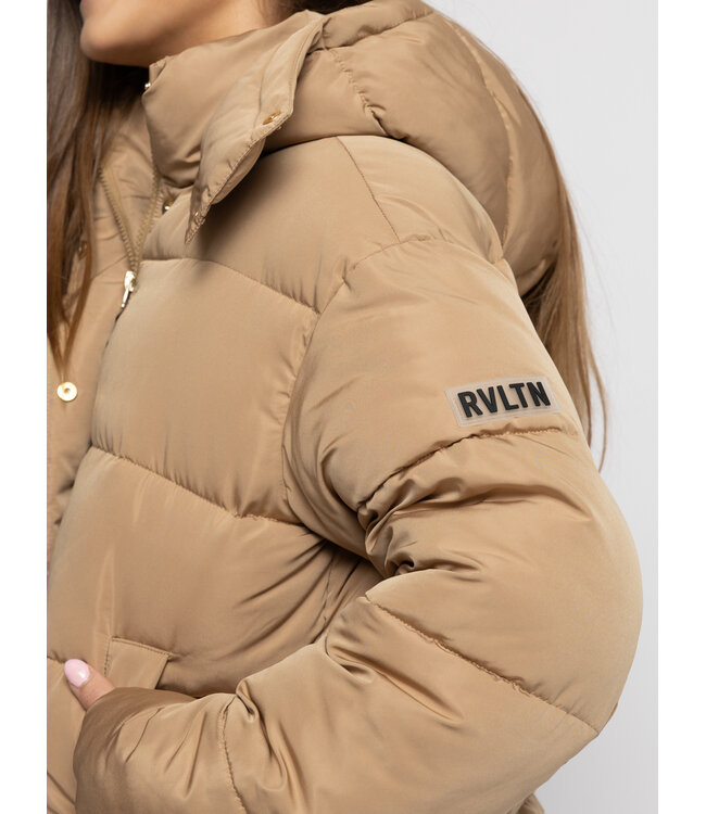 Bomber capuchon Zand