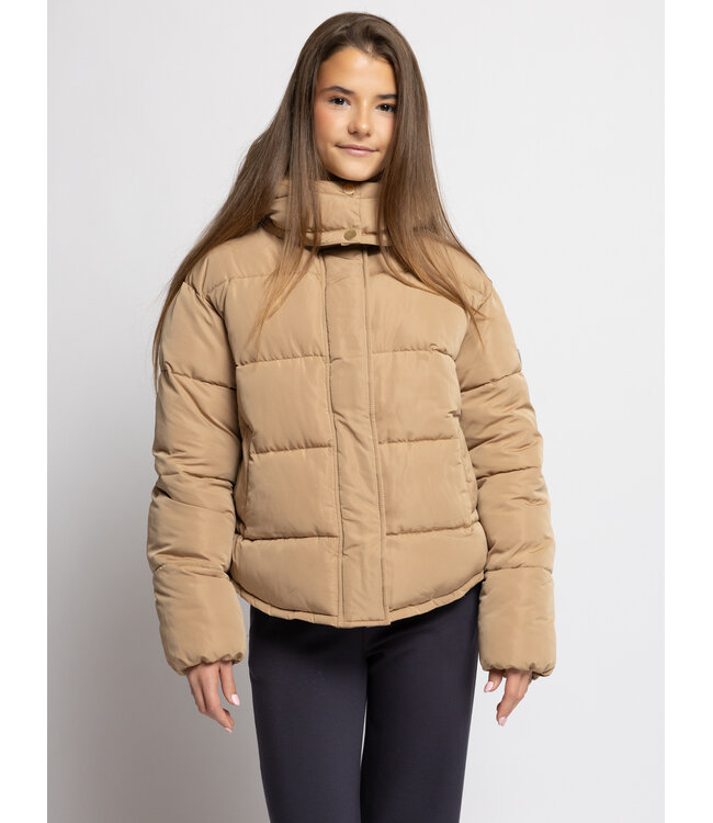 Bomber capuchon Zand