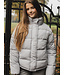 Hooded Bomber Jacket Ice Grey