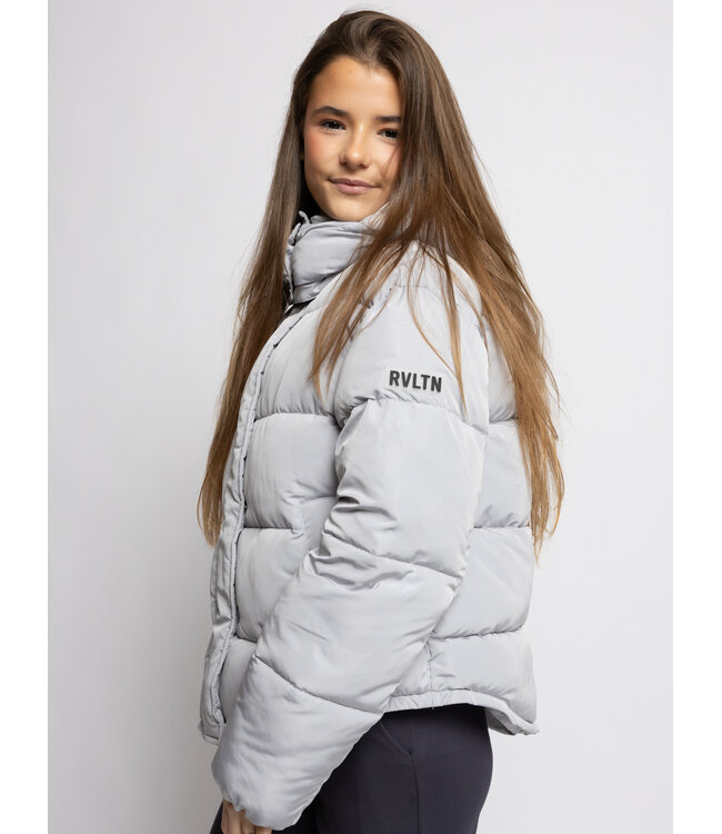 Bomber met capuchon Ice Grey