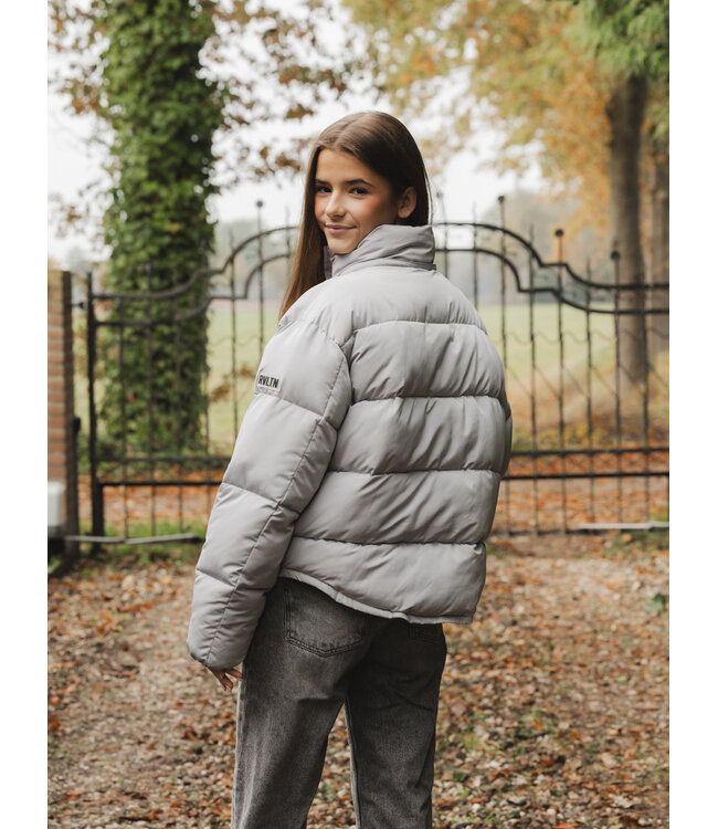Bomber met capuchon Ice Grey