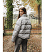 Hooded Bomber Jacket Ice Grey