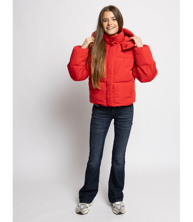 Bomber Hooded winterjas Chili Red