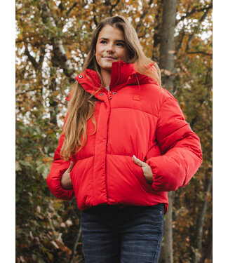 LOOXS 10sixteen Bomber Hooded winterjas Chili Red