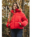 Bomber Hooded winterjas Chili Red