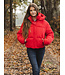 Bomber Hooded winterjas Chili Red