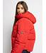 Bomber Hooded winterjas Chili Red