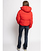 Bomber Hooded Winter Jacket Chili Red