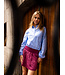 Blouse Ice Blue Gestreept