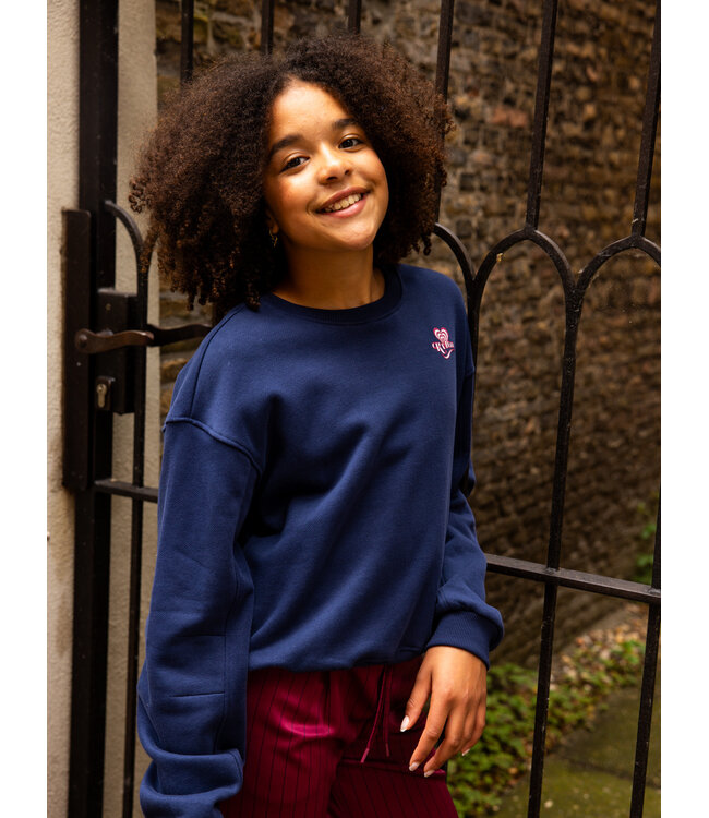 Sweater Navy Rugprint London