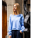 Sweater V-neck Ice Blue
