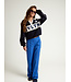 Sweater polokraag Navy