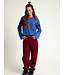 Kobalt sweater V-hals