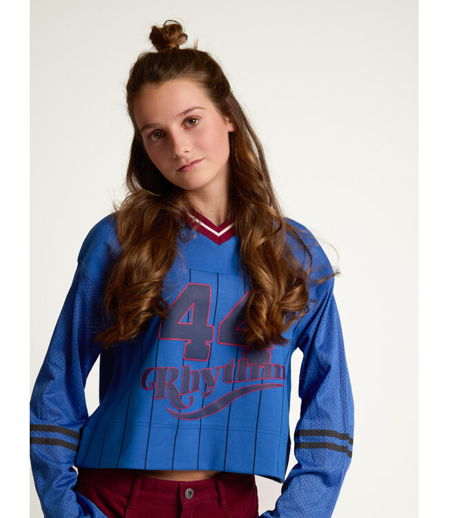 Kobalt sweater V-hals