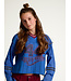 Kobalt sweater V-hals