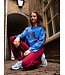 Kobalt sweater V-hals