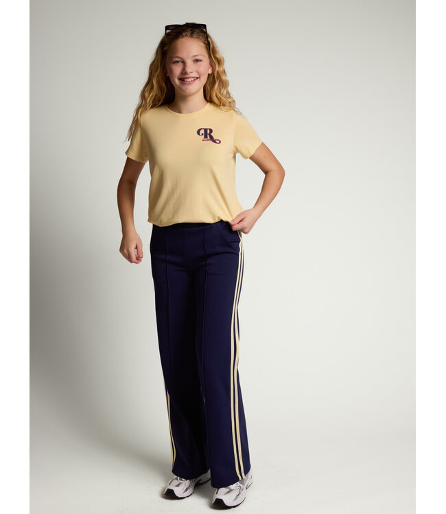 T-shirt licht geel Modal