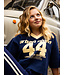 T-shirt Navy  V-hals