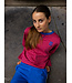 Gestreept T-shirt Pink