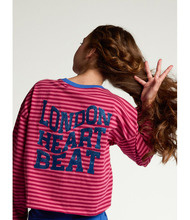 Striped T-shirt Pink