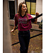 Sporty Top Lace Ruby Red