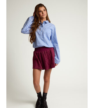 LOOXS 10sixteen Spitzen-Skort in Rubinrot