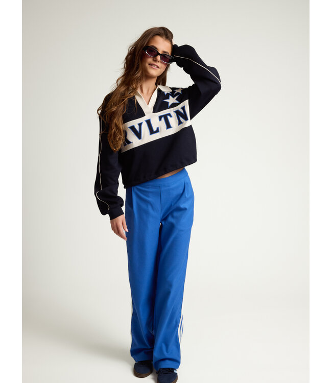 Pantalon wide leg Kobalt