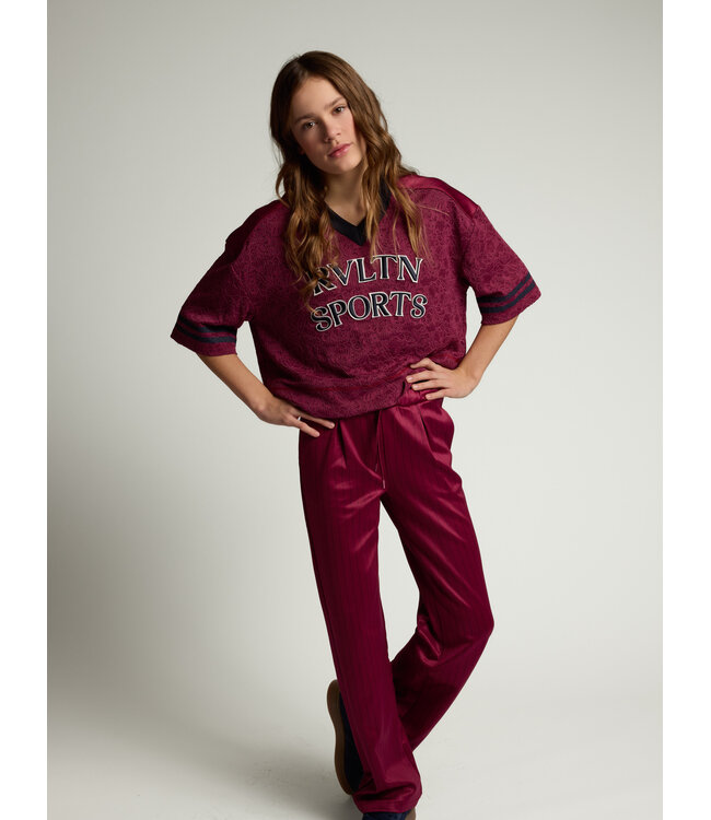 Sweatpants Straight Leg Ruby Red