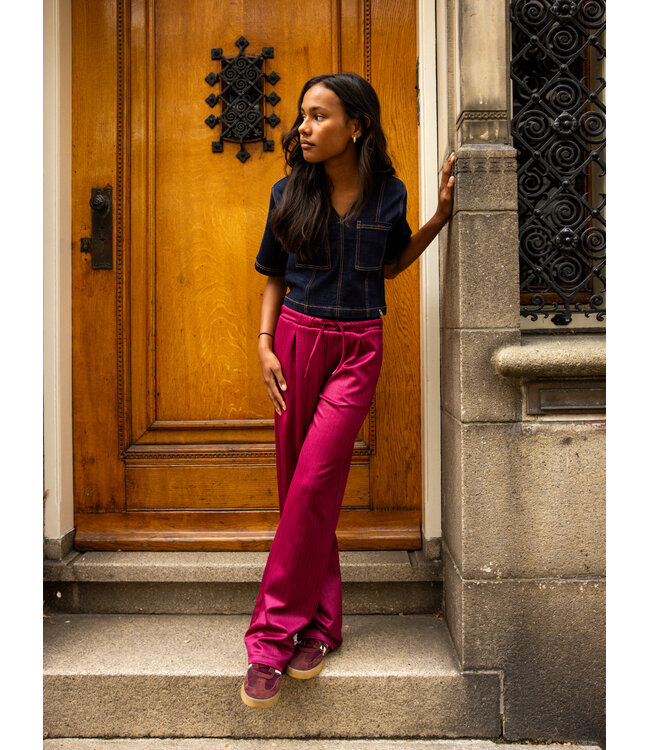 Sweat pants Straight Leg Ruby Red