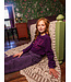 Sweater Teddy Fleece Aubergine