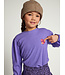 T-shirt Lila krinkel jersey