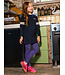 Jersey Krinkel legging Purple Leopard