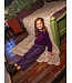 Jeanshose Barrel Purple Leopard