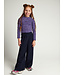 Super wide leg broek Navy