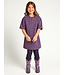 Denim jurk Purple Leopard