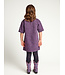 Denim jurk Purple Leopard