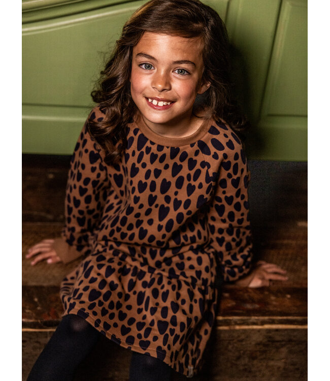Sweater Dress Leopard Love