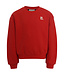 Pullover Lava Red Back Print