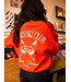 Sweater Lava Red Rugprint