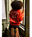 Pullover Lava Red Back Print