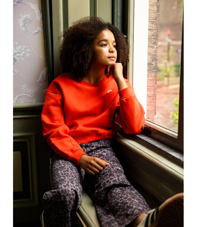 Sweater Lava Red  Back Print