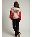 Baseball sweater loose fit Red