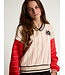 Baseball sweater loose fit Red