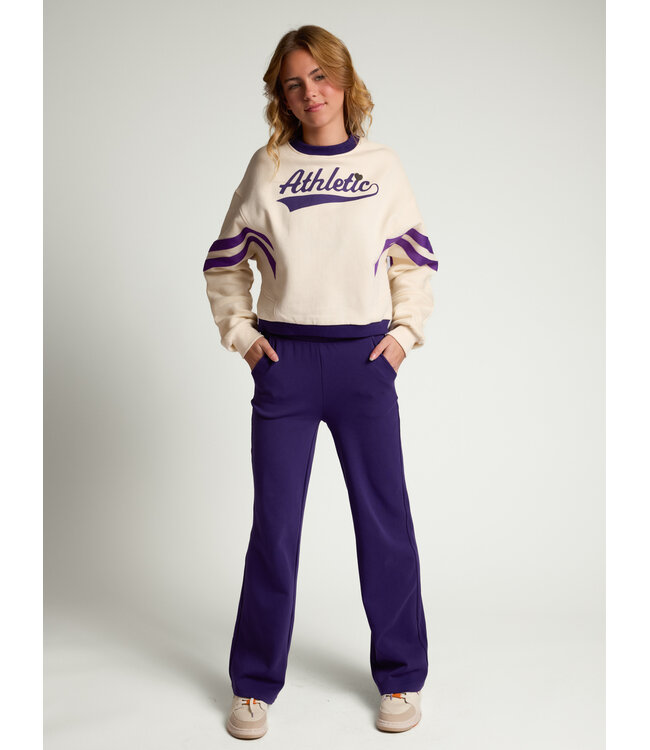 Athletic sweater Offwhite loose fit