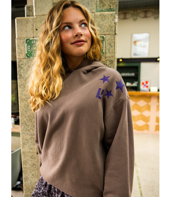 Taupe Oversize-Hoodie