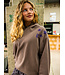 Hoody Taupe oversized
