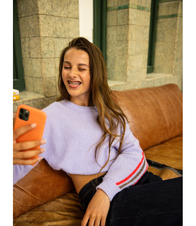 Knitted jumper Lilac